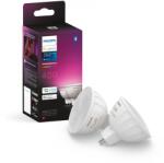 Philips Becuri LED inteligente Philips Hue MR16 White Color Ambiance, 2 buc, lumina reglabila, 16 milioane de culori (929003575302)