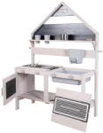 roba Bucatarie de joaca pentru copii Roba, din lemn FSC, gri, cu accesorii si design de casa (457004GAZU) Bucatarie copii