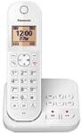 Panasonic Telefon fix DECT Panasonic KX-TGC420FRW, alb, design robust si durabil (KX-TGC420FRW)