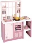 Smoby Bucatarie de jucarie Smoby Loft Fleur, cu 27 accesorii, cuptor, frigider, 74x29x96 cm, pentru copii 3 (7600312602) Bucatarie copii