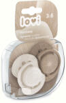 LOVI Suzeta Silicon Dynamic 3-6 M 2 Pcs Harmony Girl 22/906_Girl (5901691853836)