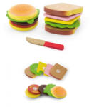 Viga Toys Set hamburger si sandvis din lemn, Viga (50810VG) - infant