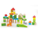Viga Toys Set cuburi Zoo, 50 de piese, Viga (50286) - infant