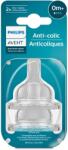 Philips Tetină Philips Avent Classic SCY761/02, debit nou nascut, 2 buc (1100020031)