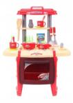 AS Set De Joaca Malplay Bucatarie Pentru Copii Cu Accesorii Si Cuptor Rosu 65 Cm (5901924202370)