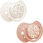 LOVI Suzeta silicon Dynamic 3-6M 2 PCS Blossom ivory- 22/922girl (5901691888395)