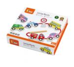 Viga Toys Margele de insirat din lemn - mijloace de transport (59851) - infant