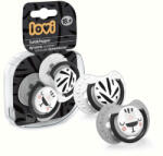 LOVI Suzeta Silicon Dynamic 18+ M 2 Pcs Salt&Pepper - 22/880 (5903407228808)