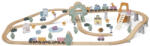Viga Toys Set de trenulete din 90 de piese, PolarB Viga (44067) - infant