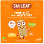 Smileat Crackers multicereale cu banana si dovleac 60g, +8 luni, Eco (8437017636045)