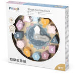 Viga Toys Puzzle cu ceas sortator PolarB, Viga (44053) - infant