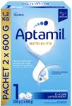 APTAMIL Nutri Biotik, formula speciala lapte praf, 0-6 luni, lapte de inceput, 2x600 g (1100028953)