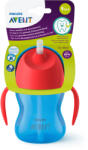 Philips SCF796/01 Avent, cana cu pai, flexibil, 9 luni +, albastru/rosu, 200 ml (1100020141)