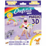 Chefclub kids Set de forme de biscuiti Unicorn si Curcubeu 3D, Chefclub kids (2PAST438) Bucatarie copii