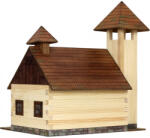 Walachia Set constructie arhitectura Statie de pompieri, 128 piese din lemn, Walachia (WLMK41)