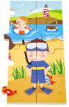 Viga Toys Puzzle anotimpuri - vara (51270)