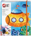 AS Set Desen As Art Acuarela Peisaj Marin (1038-21043)