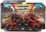 Spin Master Monster Jam Set 2 Masinute Metalice Lumberjack Si Axe Scara 1: 64 (6064128_20144318) - infant