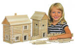 Walachia Set constructie arhitectura Vario Massive, 209 piese mari din lemn, Walachia (WLVR25)