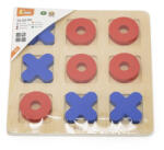 Viga Toys X si 0 din lemn, joc de logica si strategie, Viga (44721) - infant
