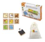 Viga Toys Blocuri magnetice cu imagini animale, Viga (50722) - infant