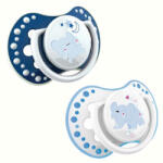 LOVI Suzeta Silicon Dynamic 3-6M 2 Buc Night&Day - 22/810Boy_E (5901691822788)