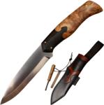 HARAHU Cuțit de vânătoare outdoor MASTERPIECE WU-39880 - Maro / Negru KP39880