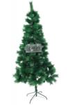  Brad artificial de Craciun tip pin, inaltime 180 cm, 260 ramuri cu ace 3D 12 cm, Flippy, verde, suport metalic inclus (111179)