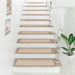 [en. casa] Set 15 covorase dreptunghiulare pentru scari, bej, antiderapante (78544206) Covor