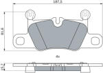 Bosch 0 986 424 971 set placute frana disc