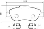 Bosch 0 986 424 786 set placute frana disc