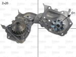 VALEO 506564 Pompa de apa racire motor