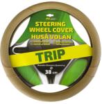Ro Group Husa pentru volan auto Trip 38 cm, din piele ecologica, bej (IN1976---003)