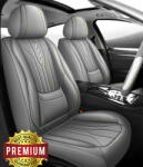  Toyota Avensis 11 részes Prémium minőségű Műbőr üléshuzat szett - Légzsákos - Osztható - Fekete/Szürke színben (AL-02171Avensis)