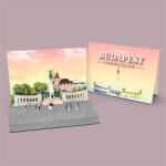  Képeslap pop-up Hősök tere (PAP0080-0377)