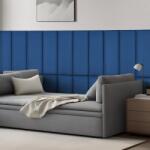 [neu. haus] Set 2 panouri tapitate de perete Carpino, catifea bleumarin 90x30 cm (84224187)