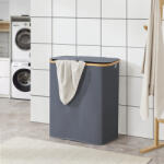 [en. casa] Cos de rufe Rusko 140L gri închis, cu 3 compartimente si capac (83904966)