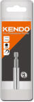 KENDO Suport de biti magnetic 1/4 inch, 60 mm, pentru schimbare rapida, Kendo (25300204)