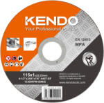 KENDO Disc de taiere pentru metal si otel Kendo 115 x 1 x 22, 23 mm (63011143)
