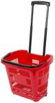 Strend Pro Cos de cumparaturi cu roti Racks Shopper, maner telescopic, 57 cm (2212407)