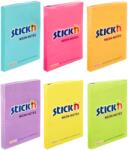 STICK'N Notes autoadeziv 76x51 mm, 100 file, color neon STICK'N orange neon