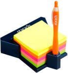 STICK'N Cub autoadeziv cu suport, 76 x 76 mm, 400 file, STICK'N 4 culori pastel