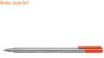 STAEDTLER Liner 0.3 mm, culori clasice, STAEDTLER Triplus rosu scarlet