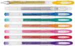 uni Pix cu gel si sclipici UNI-BALL Signo Sparkling UM-120SP argintiu
