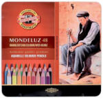 KOH-I-NOOR Creioane colorate acuarela KOH-I-NOOR Mondeluz Aquarelle 3726, 48 buc/set, cutie metal