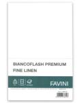FAVINI Carton carti vizita, alb, FAVINI Biancoflash Premium Fine Linen, A4, 250 g/mp, 100 coli/top