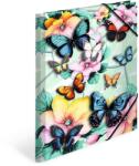 HERMA Mapa din carton cu elastic HERMA Butterflies