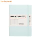 LEUCHTTURM1917 Caiet cu elastic A5, 125 file, LEUCHTTURM1917 Points verde menta