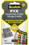 3M Pastile adezive nepermanente, 12.7x12.7 mm, repozitionabile, SCOTCH Fix 3M, 64 buc/set