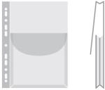 D. RECT File protectie cu burduf si clapa 170 microni cristal, 10 buc/set D. RECT 9842